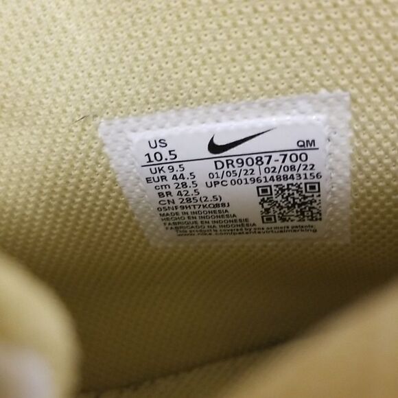 Mens Size 10 1/2 Nike SB Blazer Mid Edge Yellow Lemon Wash - Picture 5 of 6